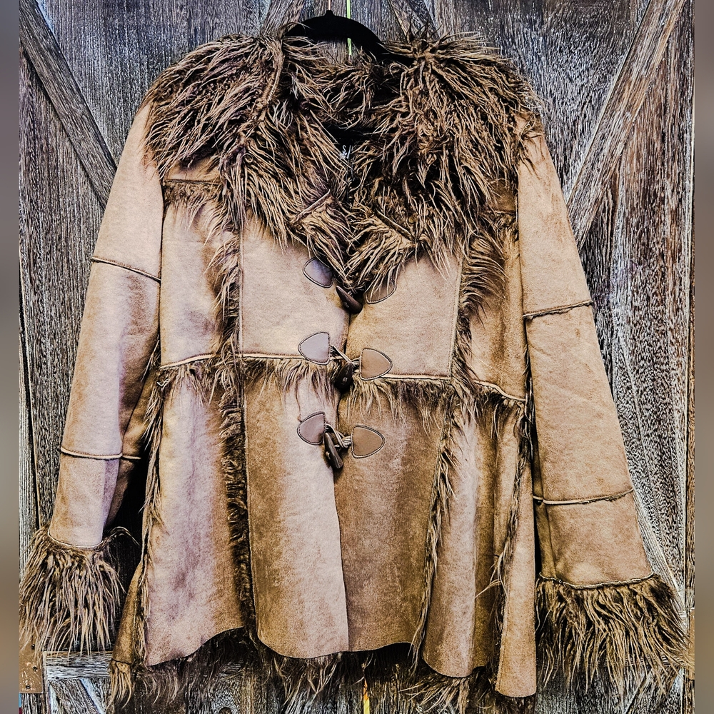 NWT CURRENT MOOD X DOLLS KILL SECRET OF PATIENCE OVERSIZED TOGGLE JACKET